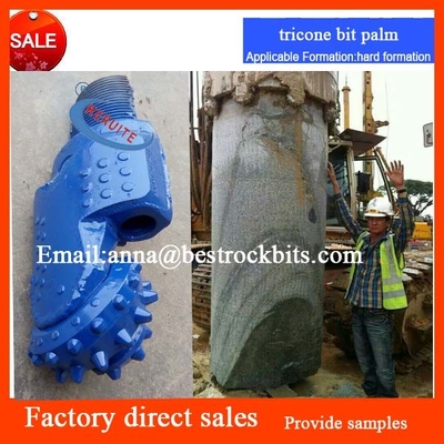 China Hot sale 6inch 152mm tricone bit palm hard rock drilling api roller cone bit cutters / tricone cones / tricone cutters supplier