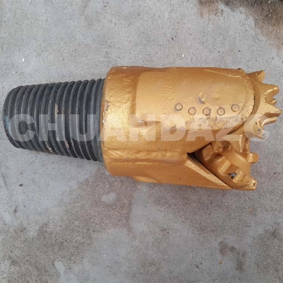 China swivel drill wells steel tooth tricone bit drilling for groundwater/98mm mill tooth tricone rock drilling bits supplier