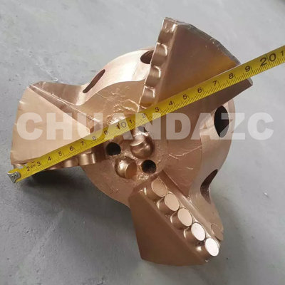 China Hot sale hard rock mining 190mm PDC drill bit/ blade drill bit/ drag drill bit supplier