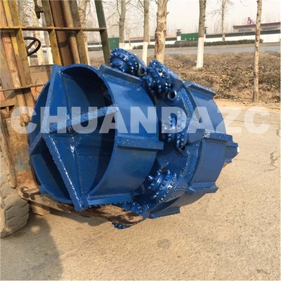 trenchless hole openers for hard rock drilling / HDD rock reamers 1200mm  HDD hole openers with replaceable roller cones supplier